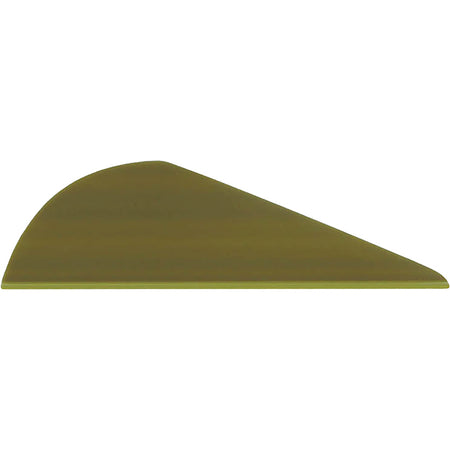 TAC Vanes Summit Parabolic Arrow Vanes 2 in. OD Green 100-Pack