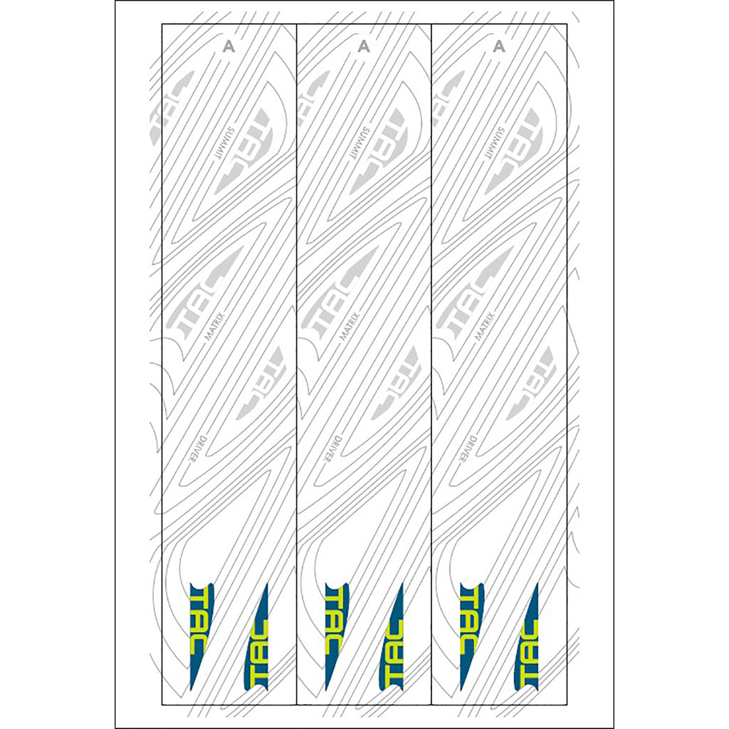 TAC Vanes White Arrow Wraps Size A 3.625 in. 13 Count