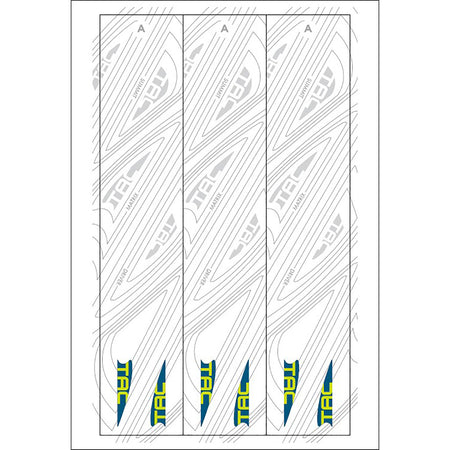 TAC Vanes White Arrow Wraps Size A 3.625 in. 13 Count