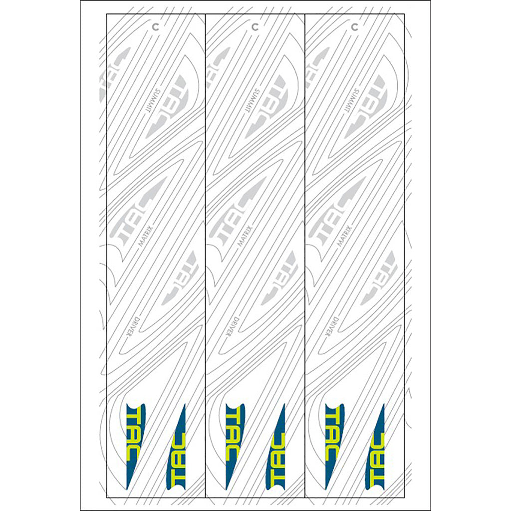 TAC Vanes White Arrow Wraps Size C 4.675 in. 13 Count