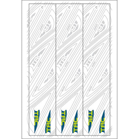 TAC Vanes White Arrow Wraps Size C 4.675 in. 13 Count