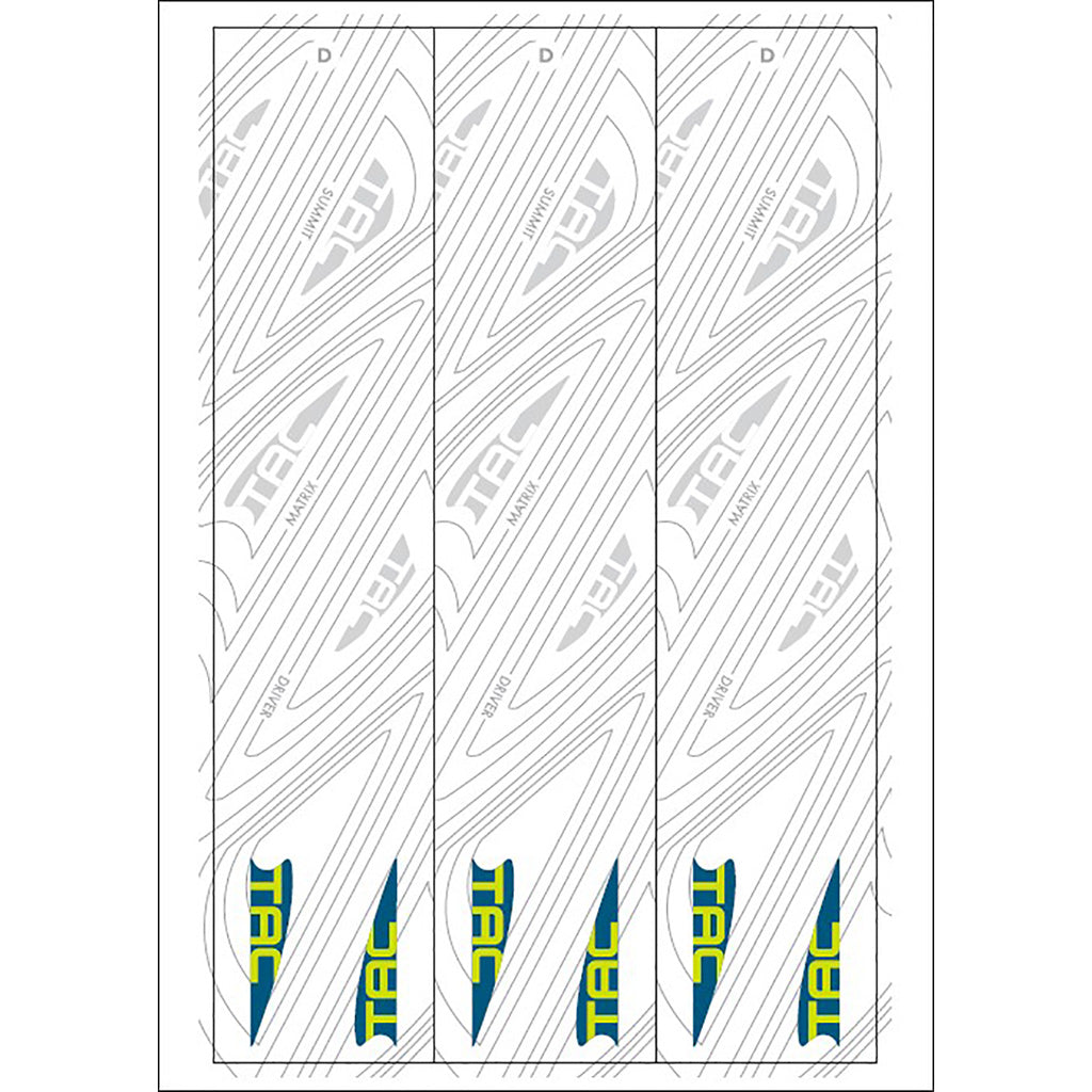 TAC Vanes White Arrow Wraps Size D 4.675 in. 13 Count