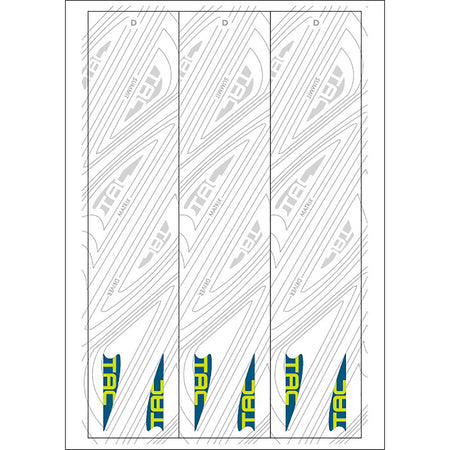 TAC Vanes White Arrow Wraps Size D 4.675 in. 13 Count