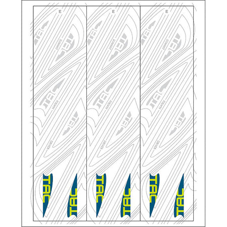 TAC Vanes White Arrow Wraps Size E 4.675 in. 13 Count