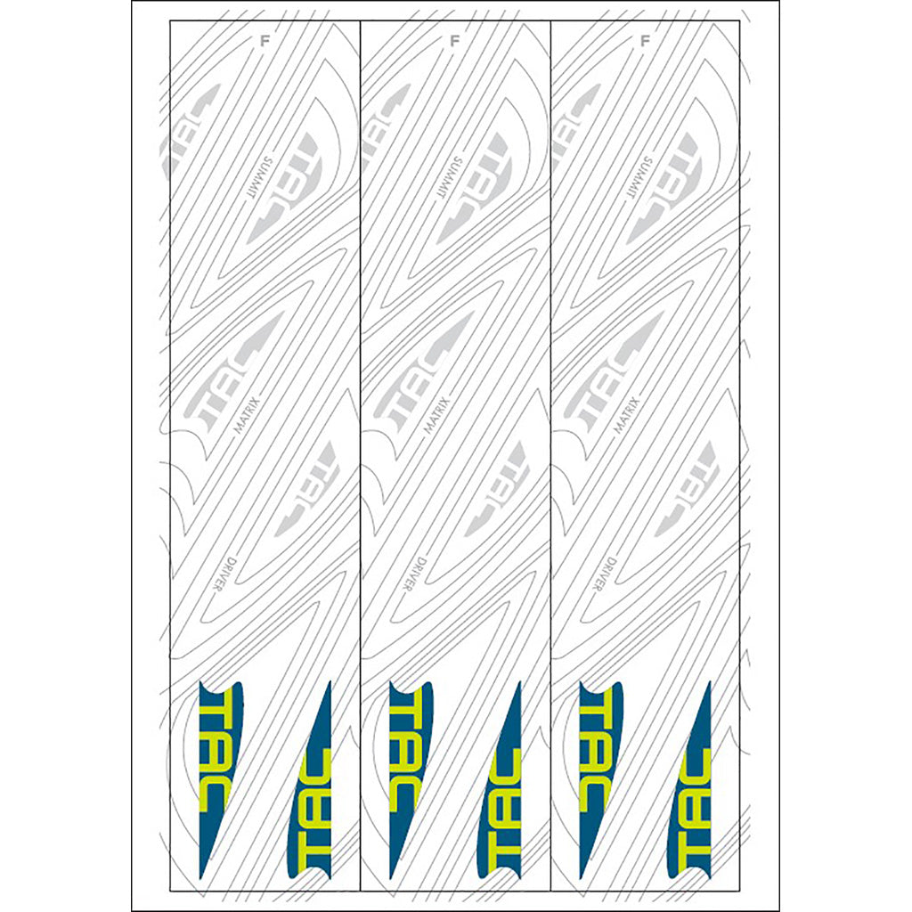 TAC Vanes White Arrow Wraps Size F 5.5 in. 13 Count