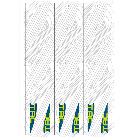 TAC Vanes White Arrow Wraps Size F 5.5 in. 13 Count