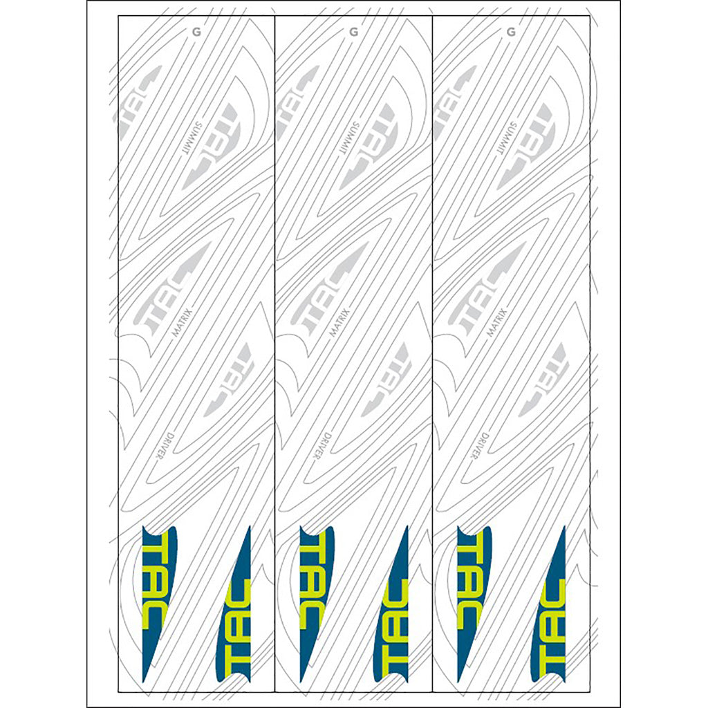 TAC Vanes White Arrow Wraps Size G 5.5 in. 13 Count