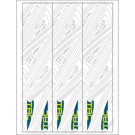 TAC Vanes White Arrow Wraps Size G 5.5 in. 13 Count