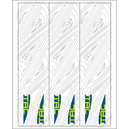 TAC Vanes White Arrow Wraps Size H 5.5 in. 13 Count