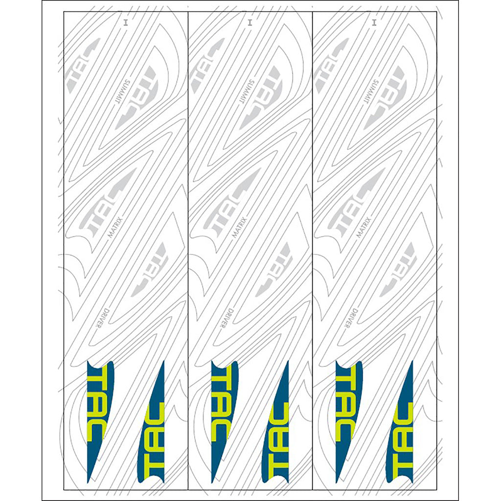 TAC Vanes White Arrow Wraps Size I 5.5 in. 13 Count
