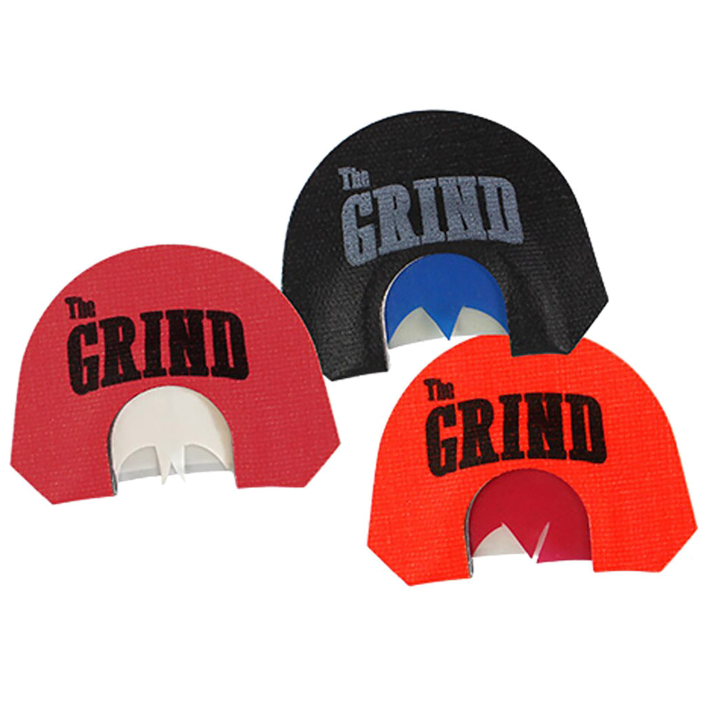 The Grind 3 Piece Turkey Diaphragm Call Set – Batwing, Fancy & Red Poison