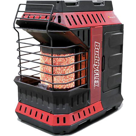 Mr. Heater Buddy Flex Indoor Safe Portable Heater with Accessory Rail