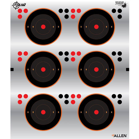 EzAim 3 in. Reflective Splash Dot Adhesive Shooting Targets 6 pk.