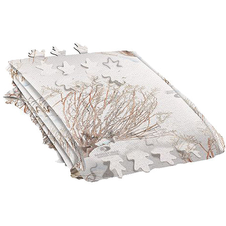 Vanish Omnitex Mossy Oak Brush Winter 3D Blind Fabric 56 in. x 12 ft.