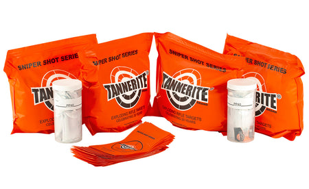 Tannerite Sniper Shot PP40 Binary Exploding Impact Target 0.50 lb Pack of 40 for Centerfire Rifle