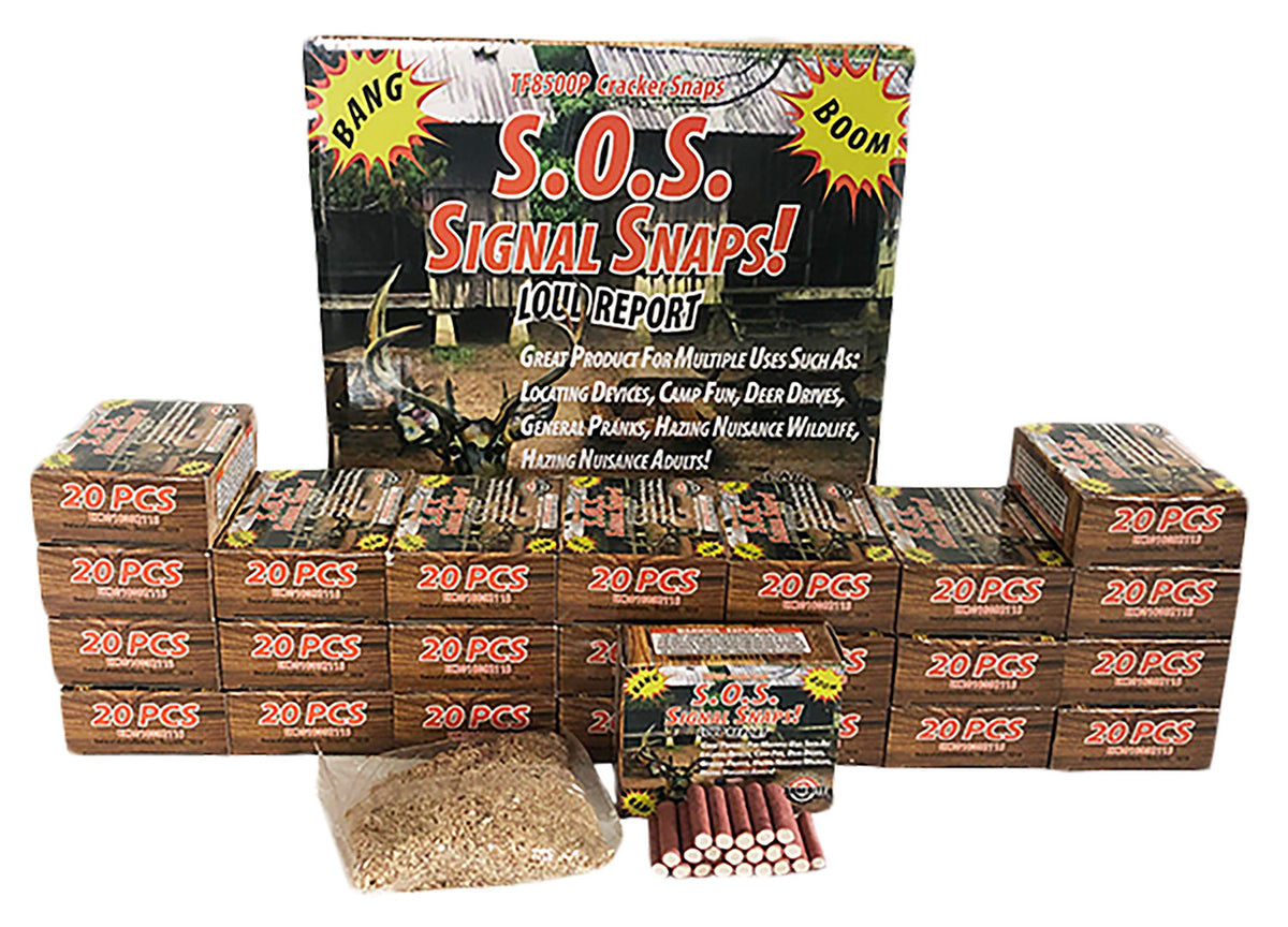 Tannerite SOS S.O.S. Signal Snaps Outdoor Impact Signal Device 480 Snaps Case