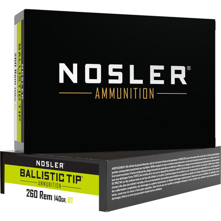 Nosler Ballistic Tip SP 140 Grain .260 Remington  054041610278
