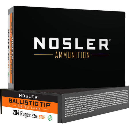 Nosler .204 Ruger Varmint Ballistic Tip 32 grain Lead Free Ballistic Tip ammunition