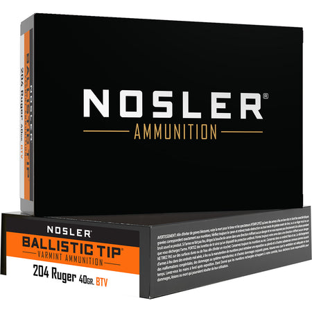 Nosler Varmint Ballistic Tip SP 40 Grain .204 Ruger  054041610216