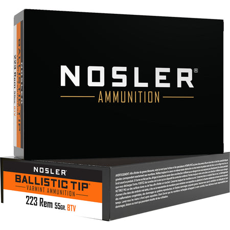 Nosler Varmint Ballistic Tip SP 55 Grain .223 Remington  054041610254