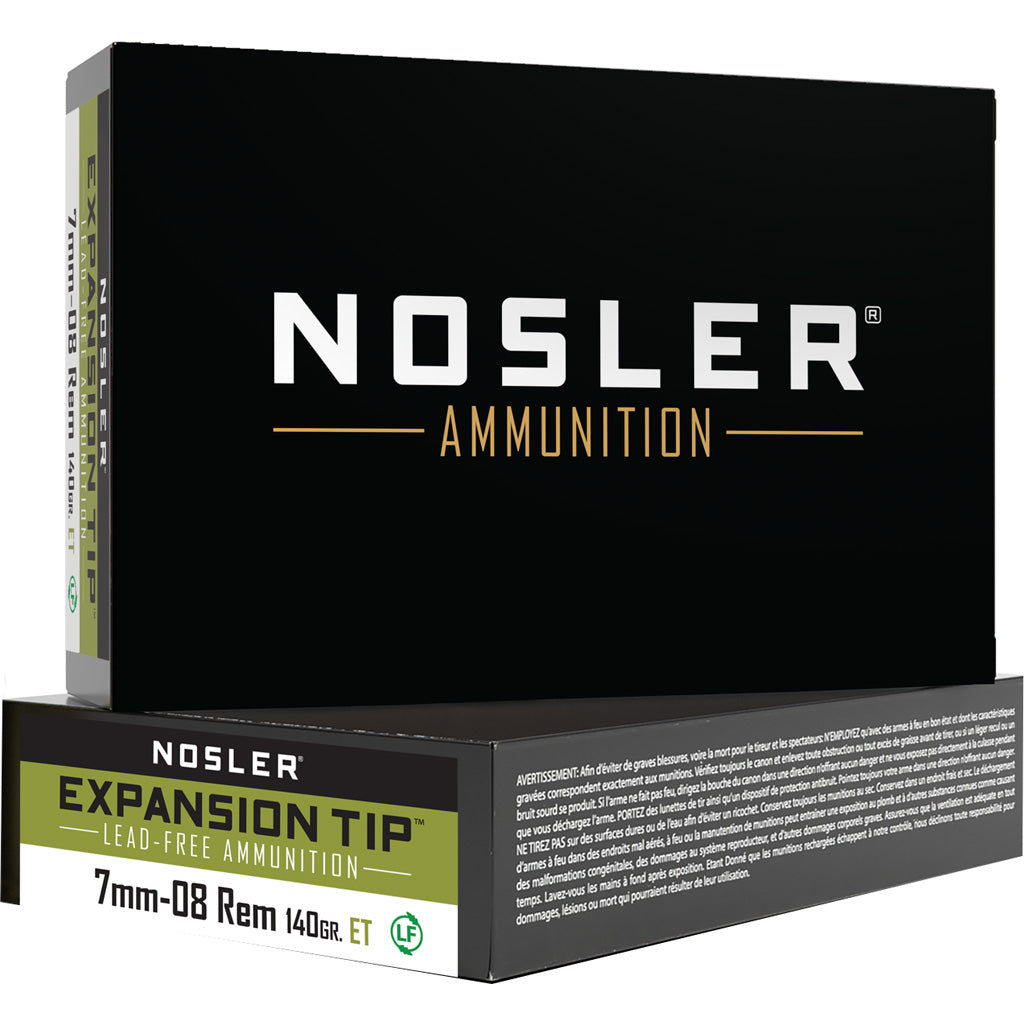 Nosler Expansion Tip SP 140 Grain 7mm-08 Remington  054041400336