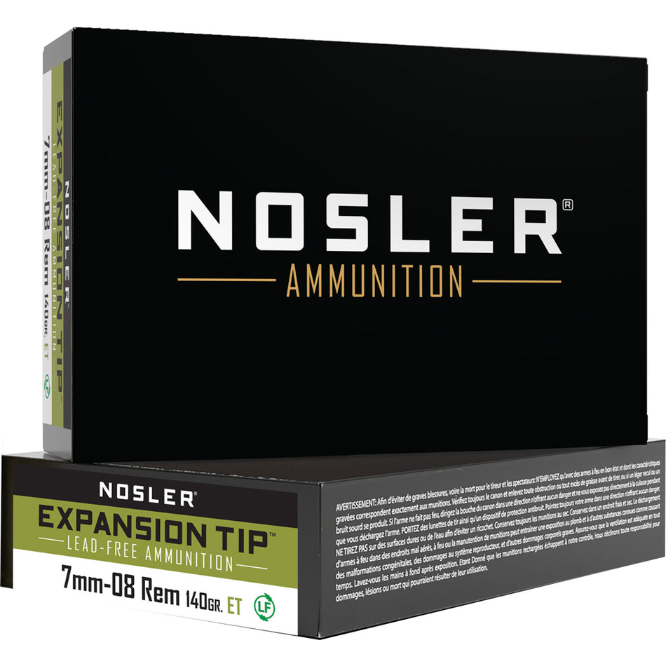 Nosler Expansion Tip SP 140 Grain 7mm-08 Remington  054041400336