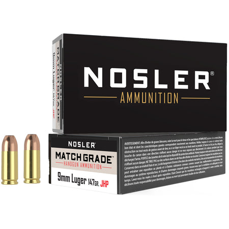 Nosler Assured Stopping Power Jacketed Hollow Point 147 Grain 9mm Luger/Parabellum 950 fps 054041513258
