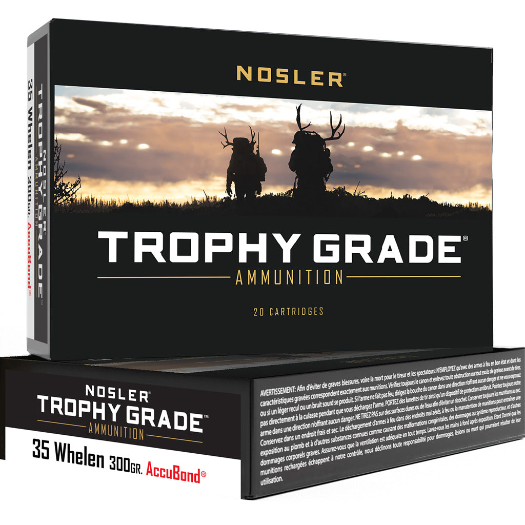 Nosler .35 Whelen Trophy Grade 225 grain Nosler AccuBond ammunition