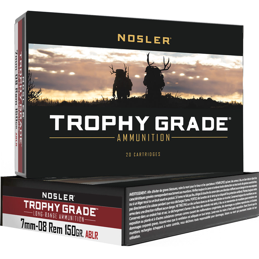 Nosler Trophy Grade AccuBond Long Range 150 Grain 7mm-08 Remington  054041610209