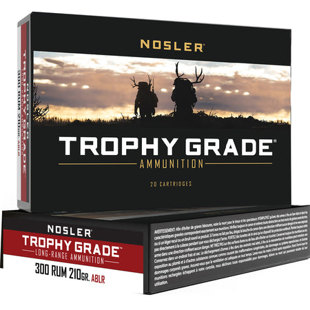 Nosler Trophy Grade Nosler Spitzer AccuBond Long Range 210 Grain .300 RUM 2920 fps 054041601290