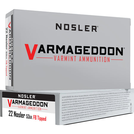 Nosler Varmageddon FB TIPPED 53 Grain .22 Nosler  054041651776