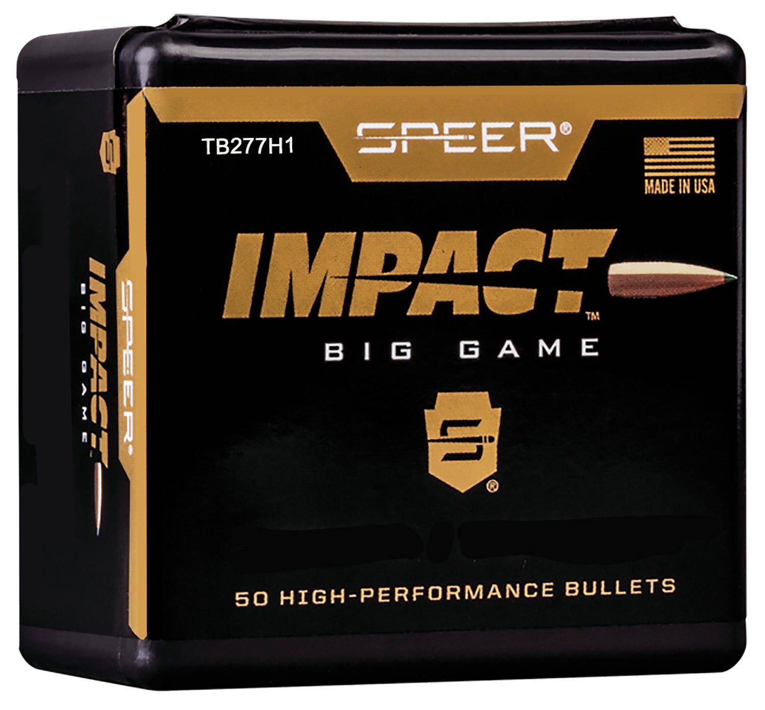 Speer Impact .277 Caliber 150 Grain Slipstream Tip Bonded Bullets 50/Box