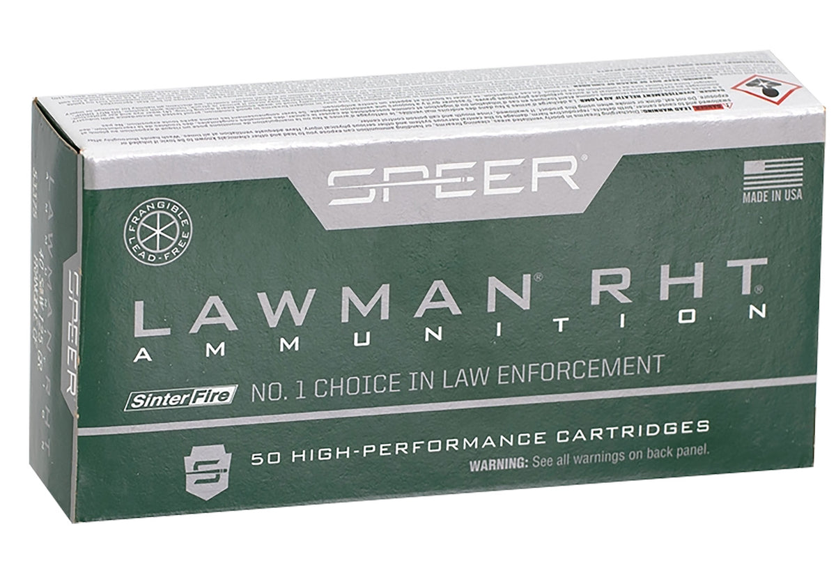 Speer Lawman Training RHT SinterFire Frangible 125 Grain .40 S&W 900 fps 076683533753