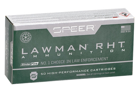 Speer Lawman Training RHT SinterFire Frangible 125 Grain .40 S&W 900 fps 076683533753