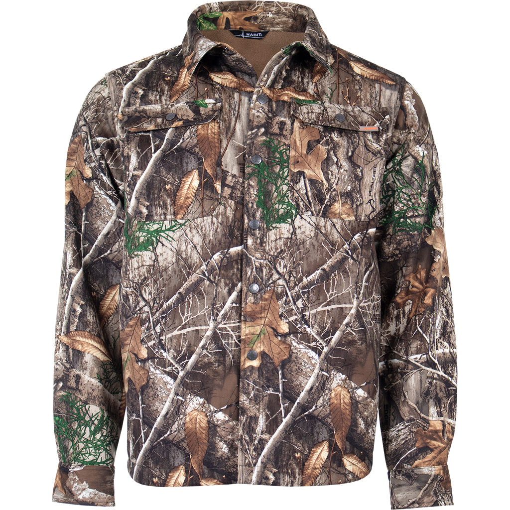 Habit Bowslayer Fleece Shirt Jacket Realtree Edge X-Large