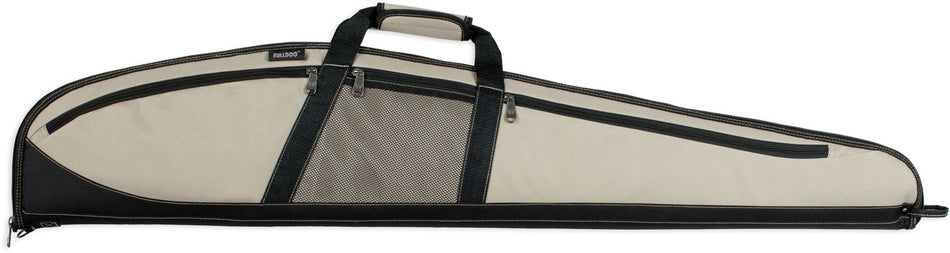 Bulldog BD220 Plus 48-Inch Rifle Case Taupe Black Trim Water-Resistant Nylon
