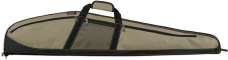 Bulldog BD221 Plus 48-Inch Rifle Case Khaki Black Trim Water-Resistant Nylon