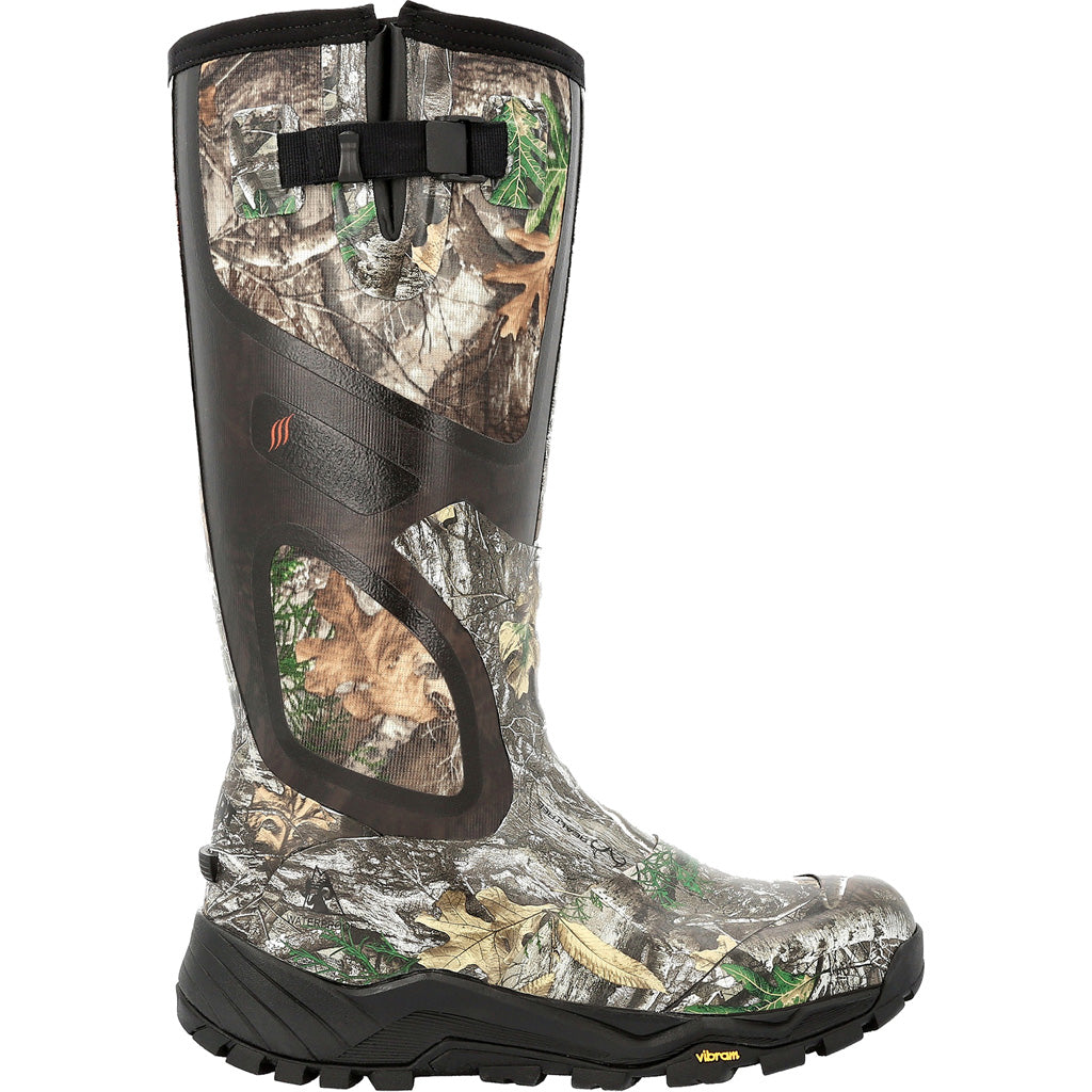 Rocky XRB Vulcanized Rubber Outdoor Boot Realtree Edge 7mm Size 8