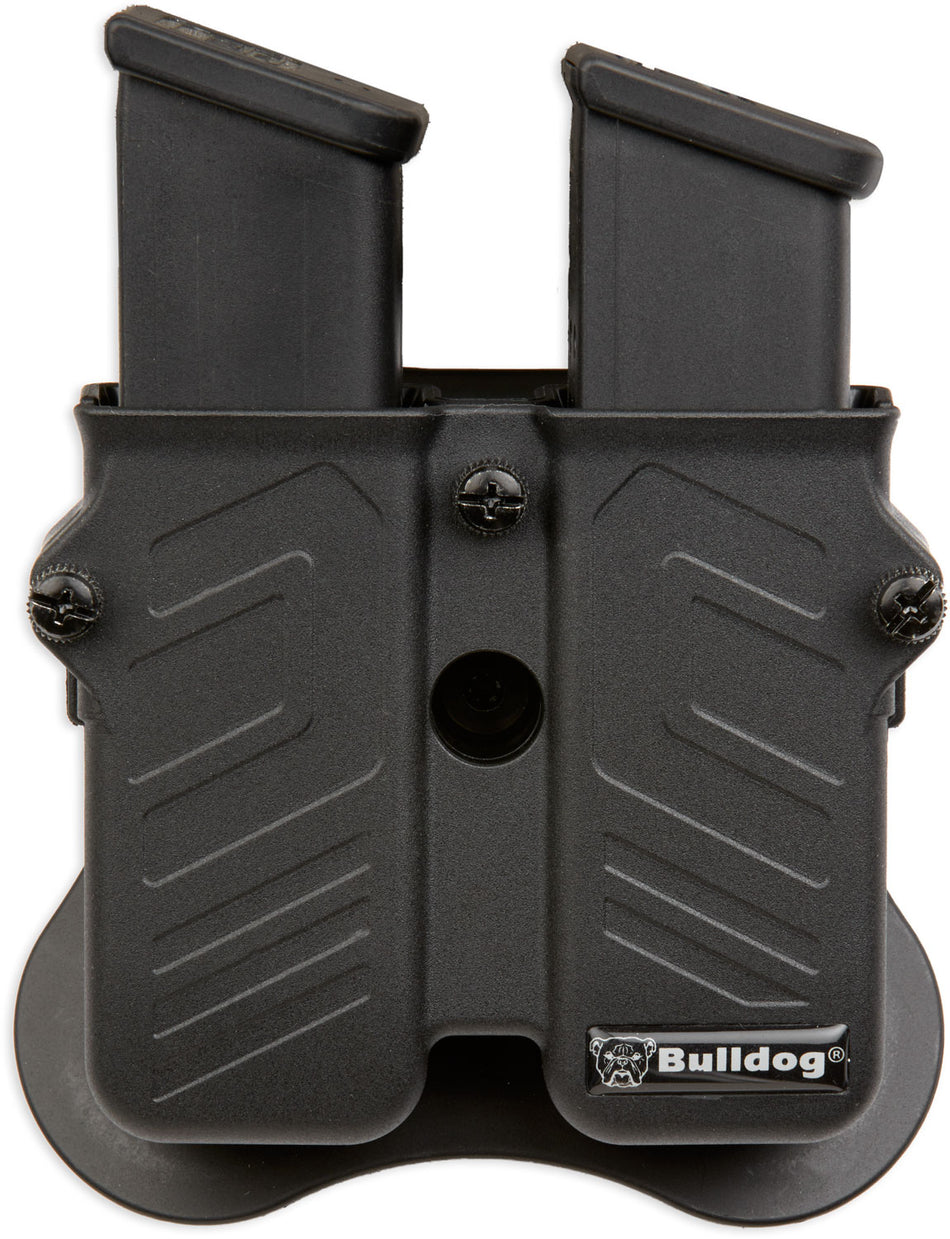 Bulldog MXM Max Multi-Fit OWB Mag Holder Black Polymer Paddle Fits Single and Double Stack Magazines