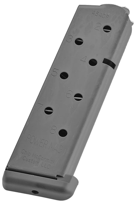 CMC Products 16131C 8rd .45 ACP 1911 Government Power Mag Black Stainless Steel