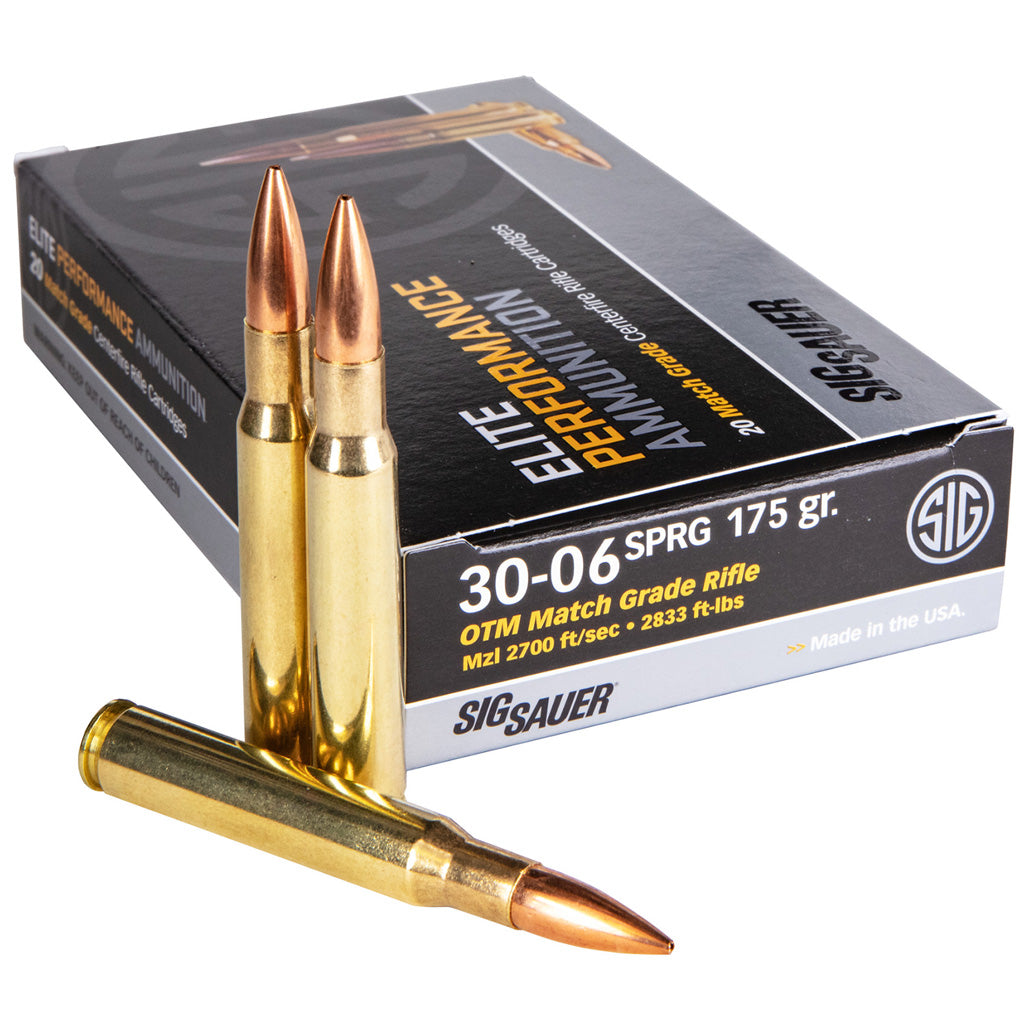 Sig Sauer Marksman Elite Open Tip Match 175 Grain .30-06 Springfield 2700 fps 798681598984