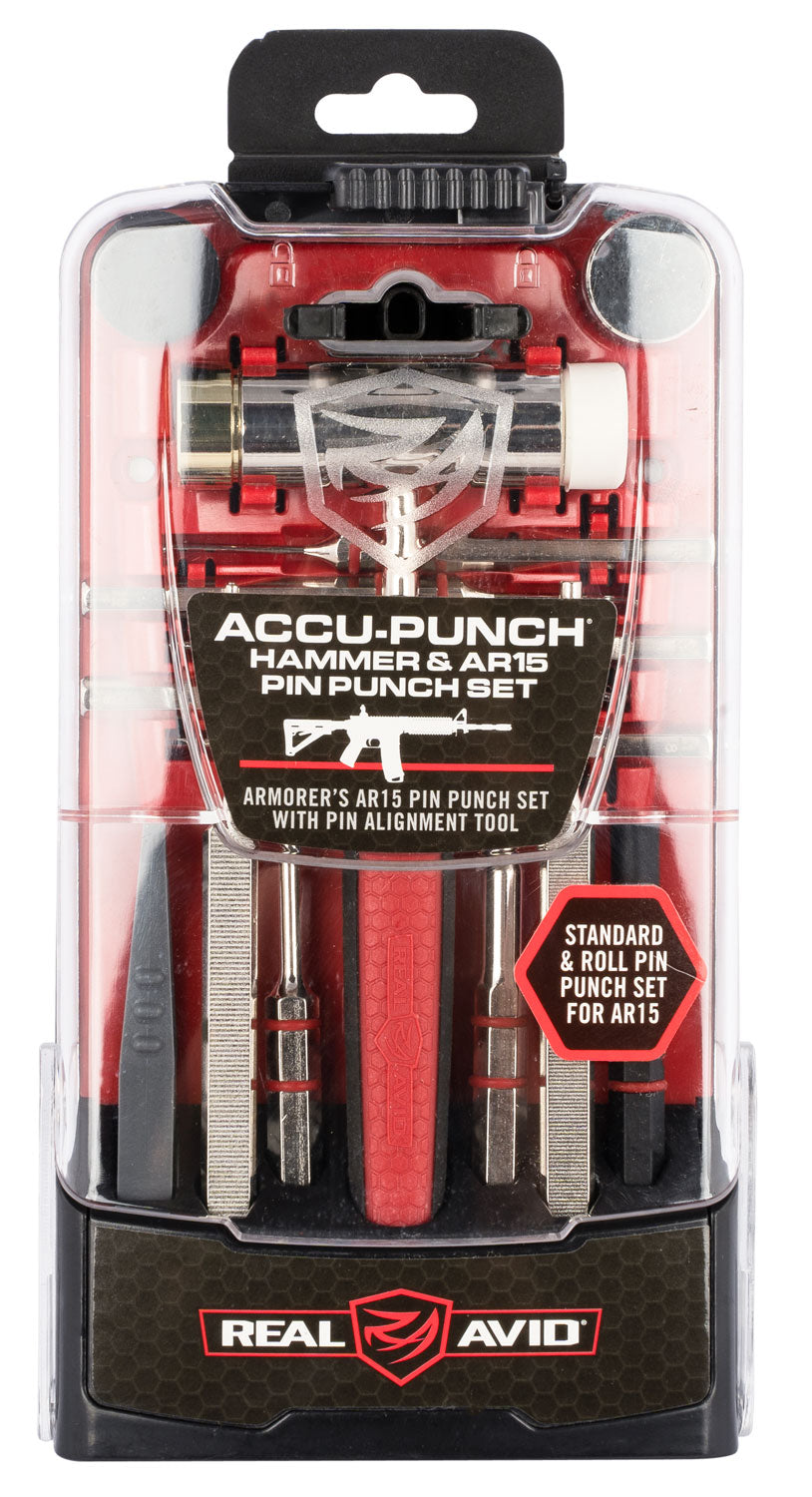 Real Avid AVHPSAR Accu-Punch Steel Pin Punch Set for AR-15 Rifles