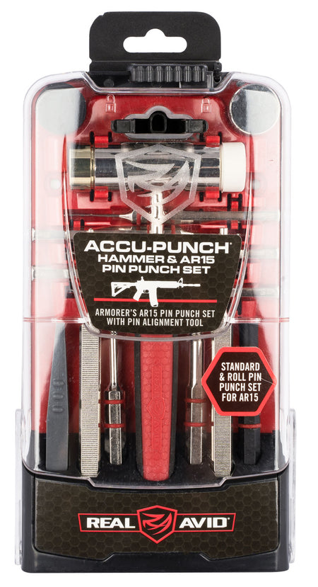 Real Avid AVHPSAR Accu-Punch Steel Pin Punch Set for AR-15 Rifles