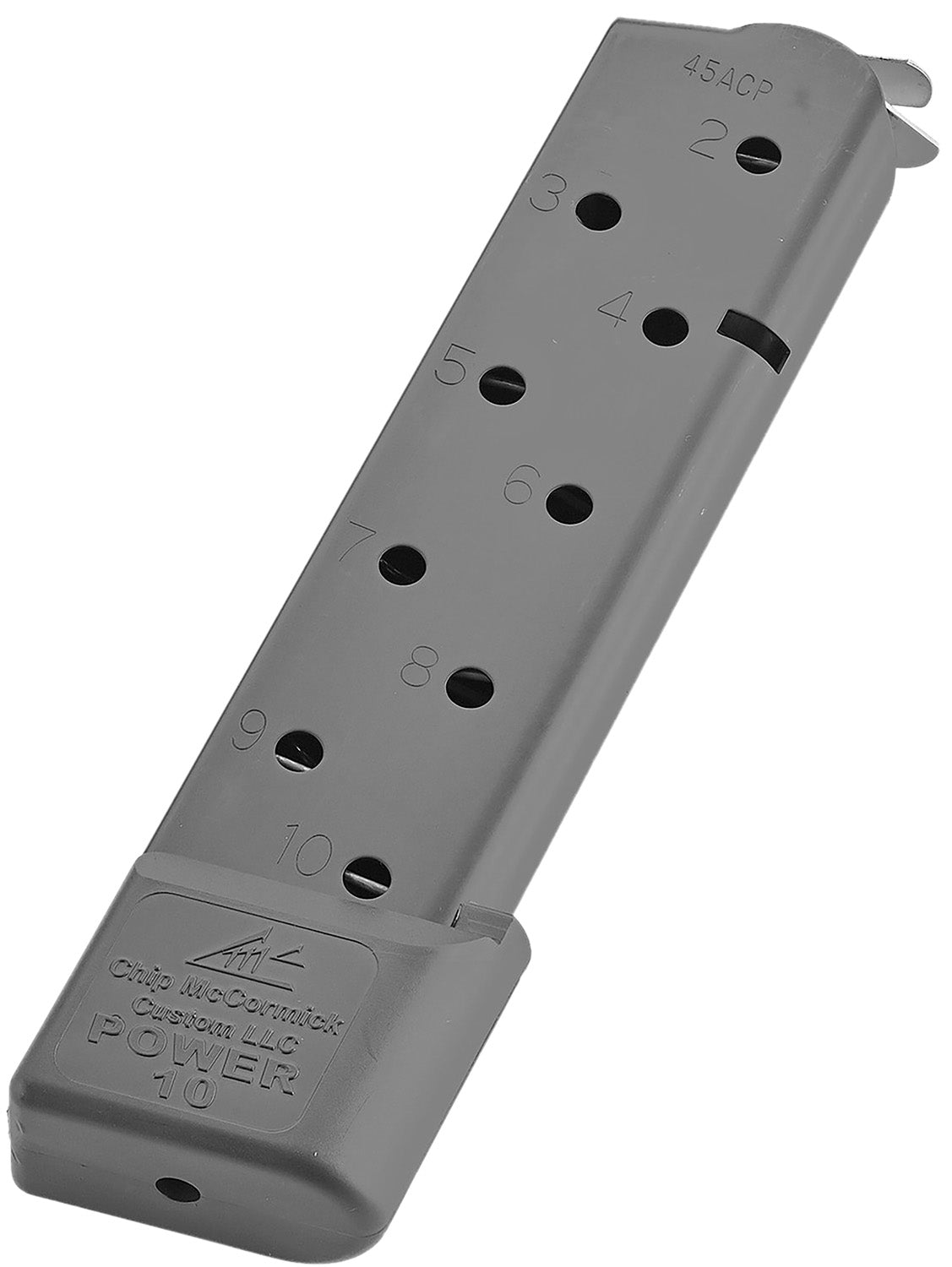 CMC Products 16150C 10rd .45 ACP 1911 Government Power Mag Black Stainless Steel