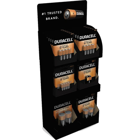 Duracell Coppertop Battery Retail Counter Display 36 pc.