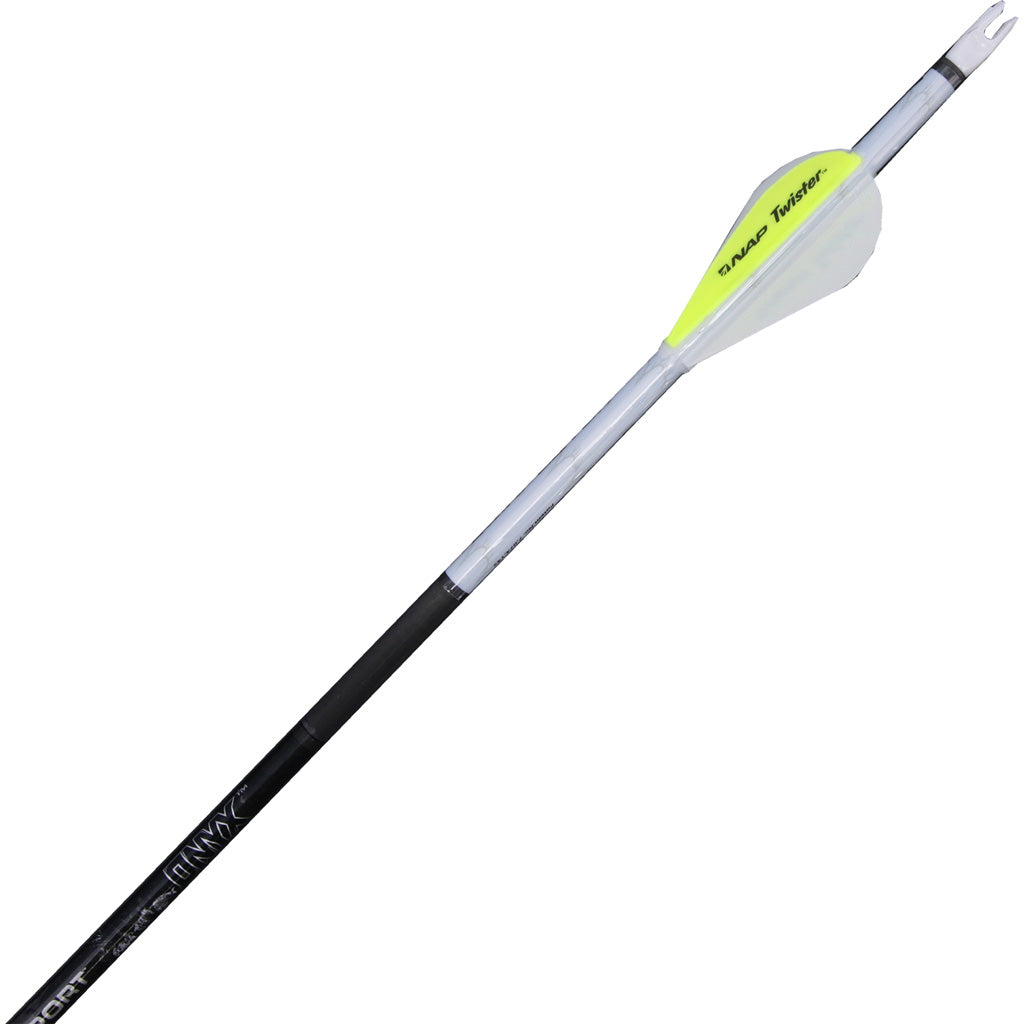 NAP Quikfletch Twister 2 in. Arrow Fletch Rap White and Yellow