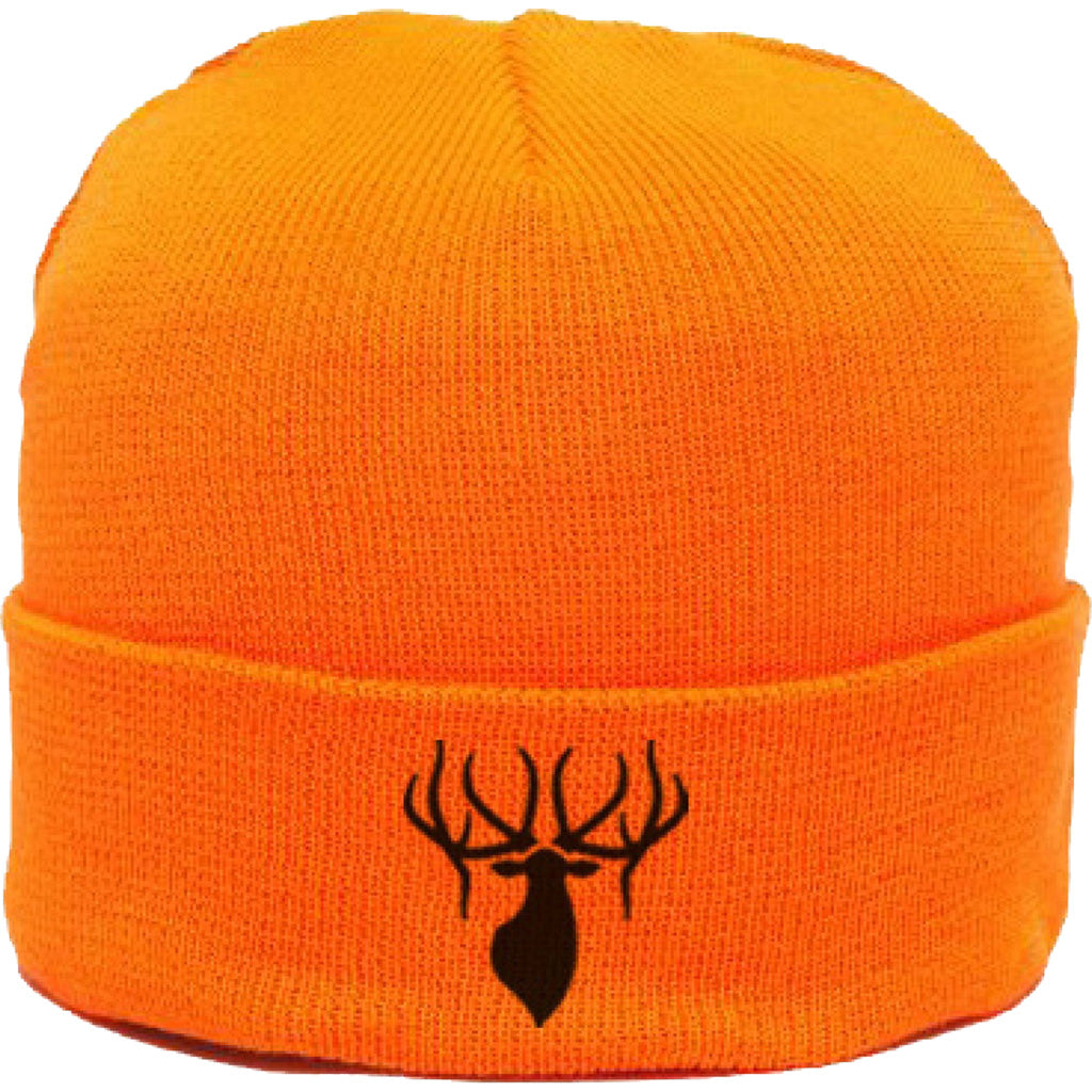 Kings Blaze Orange Heavy Knit Logo Beanie
