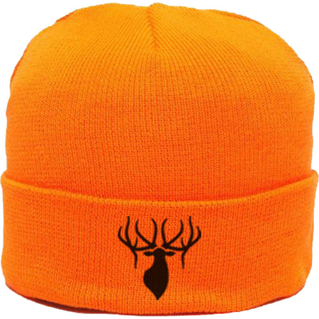 Kings Blaze Orange Heavy Knit Logo Beanie
