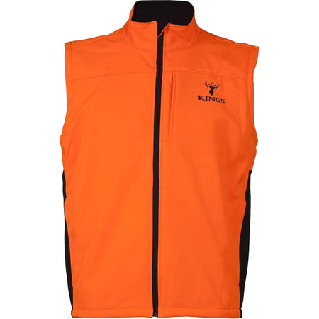 Kings Windproof Soft Shell Vest Blaze Size 2X-Large