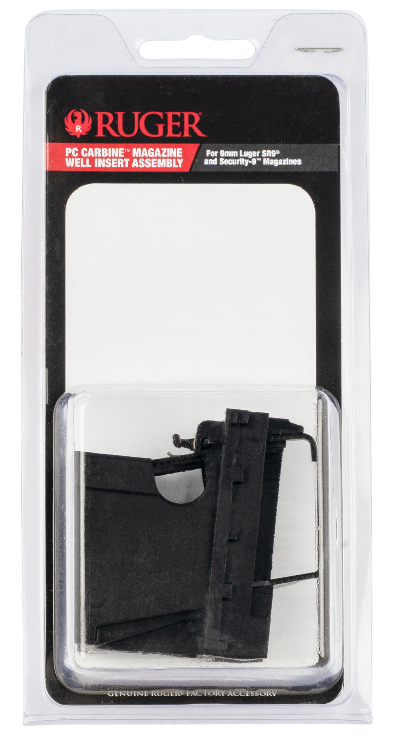 Ruger 90653 Mag Well Insert for PC Carbine 9mm Luger/40 S&W SR9 & Security-9 Compatible Black Polymer